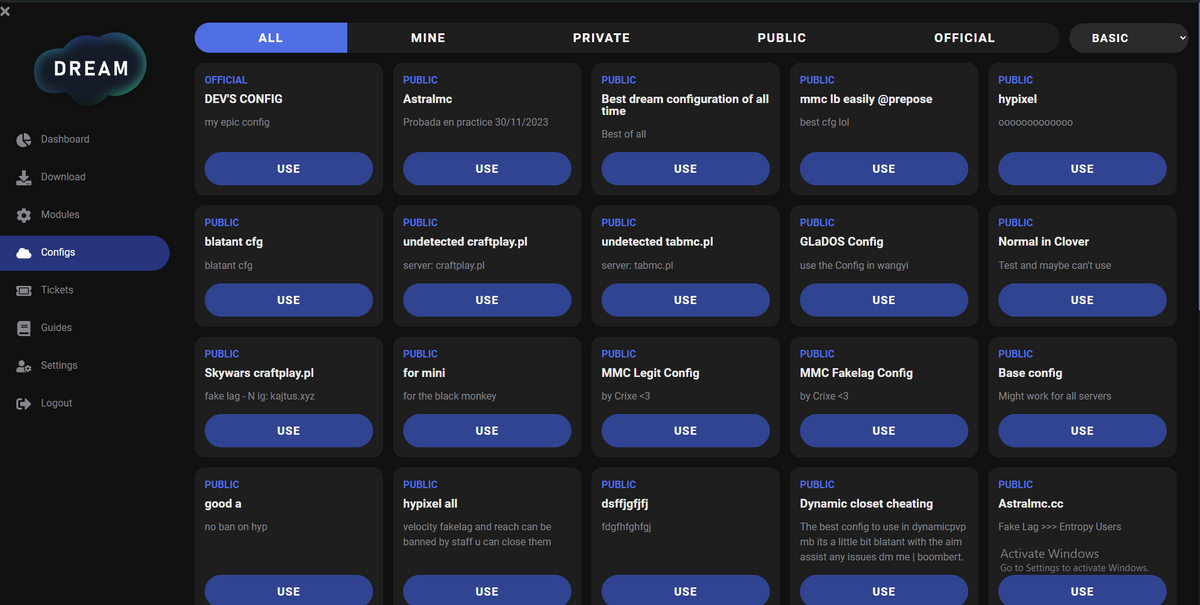 Dream Minecraft Client | Minecraft DreamClient | ShaFiveM